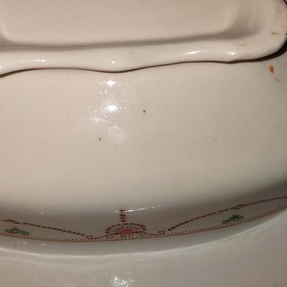 ( 2 ) Lidded Serving Dishes : Vintage 1930's Myott Sons &   Co , Imari - Picture 9 of 11